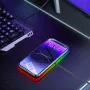 15W 10W 7.5W 5W Kablosuz Şarj Cihazı RGB Hızlı Kablosuz Şarj Pedi 1M Kablo ile Qi özellikli Akıllı Telefonlar için iPhone 15Pro Max/15 Pro/15 Plus/15 14 13 Huawei Mate60 Pro için Xiaomi 13pro için Airpods için