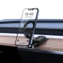 USAMS US-ZJ076 Magnetic Car Phone Holder 360° Rotary Center Console Mount Stand for iPhone 16 15 Pro 14 13 12 Pro Max for Samsung Galaxy Z Flip6 for Oppo A5 Pro for Xiaomi 15pro