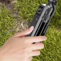 C17 Mobile Selfie Stick with Tripod 360° Rotary AI Facial Tracking Aluminum Alloy Wide Angle Live Broadcast Shooting Camera Three-pin Selfie Stick