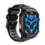 FOSSiBOT VIRAN X1 2.13inch AMOLED Display Barometer Compass 100 Days Standby bluetooth Call Heart Rate Blood Pressure Blood Oxygen Monitor Breath Training Female Health Sleep Monitoring Barometer Compass Multi-sport Modes Music Playback Smart Watch