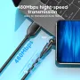 Кабель AUFU 3A USB-A to Type-C/iP для быстрой зарядки и передачи данных с медным сердечником длиной 1 м/2 м для iPhone 13 14 14Pro 14 Pro Max для Huawei Mate50 для Xiaomi 13pro для Redmi K60