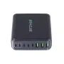 [GaN Tech] Blitzwolf® BW-S26 250W 8-Port USB PD Charger 3USB-A+5USB-C PD3.0 QC3.0 AFC FCP PPS APPLE Fast Charging Desktop Charging Station EU Plug for iPhone 15 14 13 for Samsung Galaxy Z Flip4 for MacBook Pro for Airpods for Apple Watch