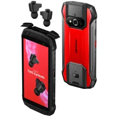  GOODaaa Power Bank Caricabatterie portatile 42800mAh Integrato 4 cavi e termometro 15W Power Bank a ricarica rapida Cinque uscite Tre ingressi Caricabatterie solare Power Bank, SOS/Strobo/Torce potenti, Moschettone