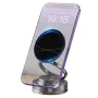 Strong Magnetic Phone Holder Foldable Design 360° Adjustable Vacuum Car Mount for Car Desk Bathroom Magnetic Bracket