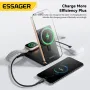 ESSAGER ES-D017 15W Magnetic Wireless Power Bank 22.5W 10000mAh External Battery Power Supply with 2 Inputs & 4 Outputs Fast Charging with Adjustable Stand Power Display for iPhone 16 16 Pro 15 14 13 for Huawei Pura X for Apple Watch for Airpods
