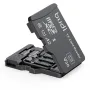 Budi CP580 TF Card Reader with TF Card Appearance Design 8 TF Cards Stroage Slots Support 480Mbps High Transmission Speed Memory Card Reader Case