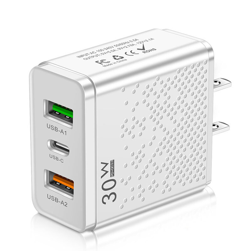 White & US Plug