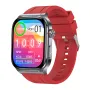 ET588 Display AMOLED da 1,96 pollici Funzione esame microfisico ECG Chiamata Bluetooth Frequenza cardiaca Pressione sanguigna Monitoraggio dell'ossigeno nel sangue Monitoraggio del sonno Misurazione BMI Acido urico Funzione lipidica Esercizio di respirazi