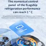 J20 Digital Display Mobile Phone Radiator Three Speed Adjustable Cooling Mobile Fan for iOS Android Gaming Cooler