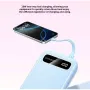 Ugreen PB522 20W 37Wh 10000mAh Power Bank with Removable C-C Cable Digital Display External Battery Power Supply with 1 Input & 2 Outputs Support PD QC SCP FCP Fast Charging for iPhone 16 16 Pro 15 14 13 Pro Max for Huawei Mate XT for Xiaomi 15pro