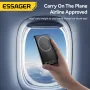 ESSAGER AKD-YD52 20W 5000mAh Magnetic Wireless Power Bank External Battery Power Supply with 1 Input & 2 Outputs Fast Charging for iPhone 15 14 13 for Xiaomi Civi 4 Pro for Huawei Pura70 Ultra for Samsung Galaxy S24