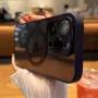 Transparent Magnetic Adsorption Phone Case Full Cover Protection Mobile Phone Case for iPhone 15 15 Plus 15 Pro 15 Pro Max