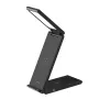 USAMS US-CD181 15W Wireless Charger Fast Wireless Charging Stand with Table Lamp for Smart Phones for iPhone 16 16 Pro 15 14 13 Pro Max for Samsung Galaxy S25 Ultra for Xiaomi 15pro for Airpods for Apple Watch