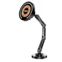 Strong Magnetic Phone Holder Car Stand Foldable Alloy Car Phone Holder Stand Magnet Car Mobile Bracket for iPhone 16 16 Pro for Samsung Galaxy S25 Ultra for Xiaomi 15pro