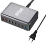 [GaN Tech]Bakeey YMX-500W 500W 8-Port USB PD Charger 2USB-A+6USB-C PD QC Fast Charging Desktop Charging Station EU Plug US Plug for iPhone 16 16 Pro 15 14 13 Pro Max for Huawei Mate XT for Xiaomi 15pro for Samsung Galaxy Z Flip6