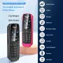LONG-CZ J60 4G GSM 0.66-Inch OLED Display Nano SIM Card 600mAh Big Button SOS Emergency Call Lightweight Mini Mobile Phone