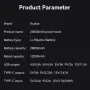 KUULAA RT-20 PD22.5W 20000mAh Power Bank LED Power Display External Battery Power Supply with 1 Input & 2 Outputs Fast Charging for iPhone 16 16 Plus 15 15 Pro 14 13 12 for Xiaomi 15 Ultra for Samsung Galaxy S25 Ultra