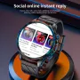 LOKMAT APPLLP 8 PRO Android 4G 5G 1.85 inch HD 200W HD Camera Wifi Call Wacth Heart Rate Monitor Smart Watch Phone
