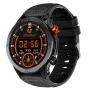 Weofly Conquer 1.43inch AMOLED Display bluetooth Call Heart Rate Blood Pressure Blood Oxygen Monitor Sleep Monitoring Stress Tracker Multi-sport Modes IP68 Waterproof Smart Watch