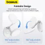Baseus MagPro Series Magnetic Foldable Phone Mount Holder 360° Rotatable Adjustable Arm Wall-Mounted Stand for iPhone 15 15 Plus 15Pro 15 Pro Max for Huawei Mate60 pro for Samsung Galaxy S23 for Xiaomi13 pro