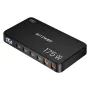 [GaN Tech] Blitzwolf? BW-S30 175W 6 Portlu USB PD Şarj Cihazı 4USB-C+2USB-A QC PD Dijital Ekranlı Hızlı Şarj Masaüstü Şarj İstasyonu iPhone 16 16 Pro 15 14 13 Pro Max MacBook Pro Airpods Apple Watch