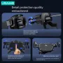 USAMS ZJ077 Mini Black Car Phone Holder Air Vent for 4.7-6.9inch Mobile Phone One-button Locking 360° Sphere Mount Stand