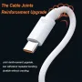 10A 120W USB-A to Type-C кабель для быстрой зарядки и передачи данных с луженым медным сердечником длиной 1M/2M для iPhone 15 15 Plus для Huawei Pura70 Ultra для Honor V40 для Xiaomi Civi4 Pro