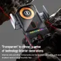 F18 15W Auto Clamping Wireless Car Charger Adapter Super Fast Charging Air Vent Car Phone Holder for iPhone 16 15 Pro Max for Samsung Galaxy S25 Pro for Huawei Pura X