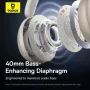 Baseus Bass 35 Max bluetooth Headset Wireless Headphone 40mm Units Deep Bass 65H Playback Soft Sponge Earmuffs Foldable Wireless Over-ear Headphones with Mic