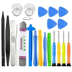 22 in 1 Mobile Phone Repair Tools Disassemble Repair Kit for iPhone Screwdriver Combination Skid Multi Function Disassembly Set