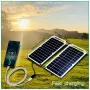 5V 6W/8W/10W Photovoltaic USB Solar Charger Flexible Solar Power Generation Board for Mobile Phone and Fan