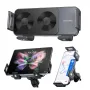 Bakeey S20A 15W Wireless Charger Fast Wireless Charging Bracket Air Outlet Car Holder Mount for iPhone 15 14 13 for Samsung Galaxy Fold Series