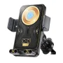 X18 15W Wireless Charging Car Phone Holder Infrared Sensing Automatic Opening and Closing 90° Rotation AI Smart Chip Fast Charging Holder Car Phone Holder