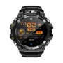 LOKMAT APPLLP 2 PRO 1.508-inch AMOLED Android Smart Watch 2G 4G RAM 16G 64G ROM Built-in 2MP+8MP Dual Camera Heart Rate Blood Oxygen Monitor Breathing Training NFC GPS Function 1150mAh Large Battery Multi-sport Modes Music Playback Smart Watch