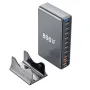 [GaN Tech] Bakeey YMX-800W 800W 10-Port USB PD Charger 2USB-A+8USB-C PD QC Fast Charging Desktop Charging Station EU Plug US Plug for iPhone 16 Pro Max 15 14 13 Pro for Huawei Pura X for Xiaomi 15 Ultra for Samsung Galazy S25 Ultra