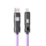 Multifunctional 4 in 1 Fast Charging USB Type C Cable for Phone Xiaomi High-Speed Data Transfer Micro USB Adapter