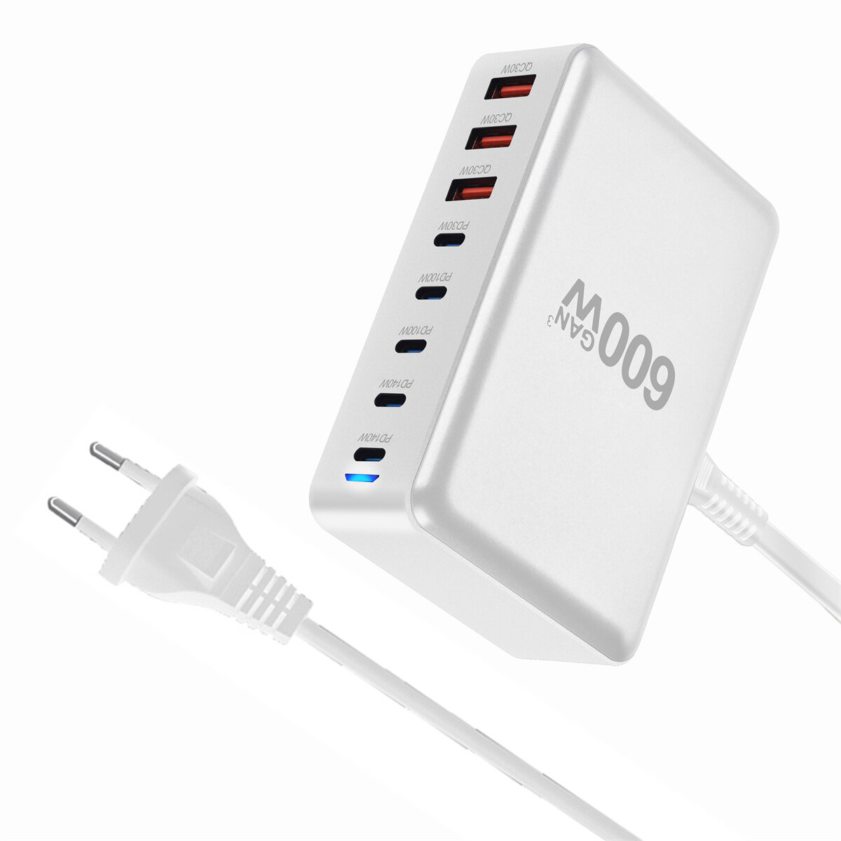 White & EU Plug
