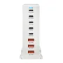 Bakeey YMX-440W 440W 8-Port USB PD Charger 3USB-A+5USB-C PD QC Fast Charging Desktop Charging Station EU Plug US Plug for iPhone 16 16 Pro 15 14 Pro Max for Huawei Mate XT for Xiaomi 15pro for Samsung Galaxy Z Flip6
