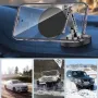 Strong Magnetic Phone Holder Car Stand Foldable Alloy Car Phone Holder Stand Magnet Car Mobile Bracket for iPhone 16 16 Pro for Samsung Galaxy S25 Ultra for Xiaomi 15pro