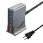 [GaN Tech] Bakeey YMX-635W 635W 8-Port USB PD Charger 3USB-A+5USB-C PD QC Fast Charging Desktop Charging Station EU Plug US Plug for iPhone 16 16 Pro 15 14 13 for Huawei Pura X for Samsung Galaxy S25 Ultra