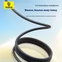 Кабель Baseus Fast Speed Series 3.5A USB-A to Micro/iP/USB-C для быстрой зарядки и передачи данных с луженым медным сердечником длиной 0,8 м/1,3 м для iPhone 16 16 Pro 15 14 13 Pro Max для Huawei Mate XT для Xiaomi 15pro