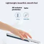 7000mAh Black Clip Power Bank Portable External Battery Power Supply Full Cover Mobile Shell for iPhone 16 16 Plus 16 Pro 16Pro Max