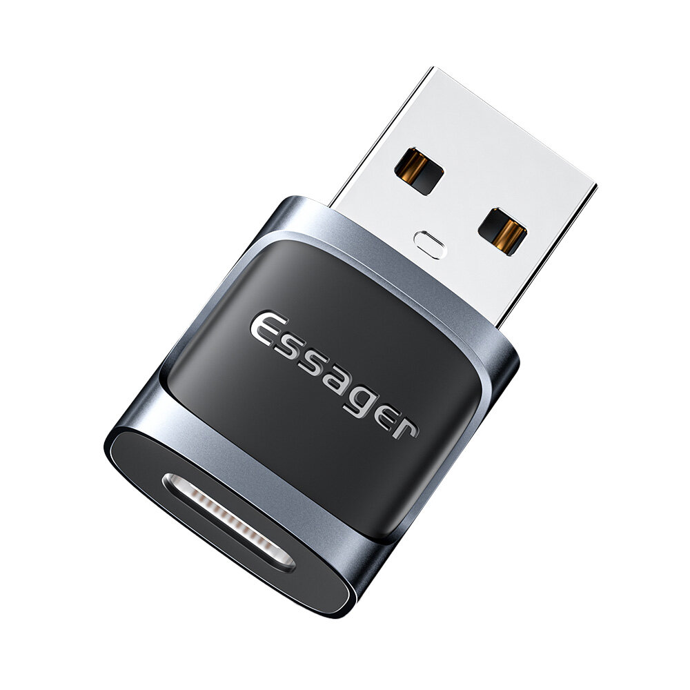 Type C to USB Blue