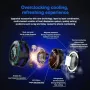 F29 Phone Magnetic/ Back-clip Semiconductor Cooling Radiator with Temperature Display for IOS Android Universal PUBG Game Cooler