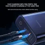 Baseus PPTSZ20 22.5W 73Wh 20000mAh Power Bank External Battery Power Supply with 1 Input & 2 Outputs Support SCP FCP QC AFC PE+ Fast Charging for iPhone 15 14 13 for Huawei Mate60 Pro for Xiaomi 13pro for Samsung Galaxy Z Flip4