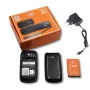 MAFAM F4 Mini 2G GSM 1.77 Inch Dual Display+Dual SIM Cards 1200mAh FM Vibration Big Buttons Fast Quick Torch Speed Dial Flip Feature Mobile Phone