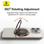 Baseus BS-HP021 Magnetic Ring Phone Holder Stand Supports MagSafeWireless Charging for iPhone 16 15 14 Pro Max 360 Rotating Finger Stand