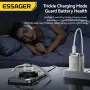 ESSAGER ES-WC20 2-in-1 Magnetic Wireless Charger 15W Fast Wireless Charging Pad for Smart Phones for iPhone 16 16 Pro 15 14 13 Pro Max for Xiaomi 15 Ultra for Huawei Pura X for Samsung Galaxy S25 Ultra for Apple Watch