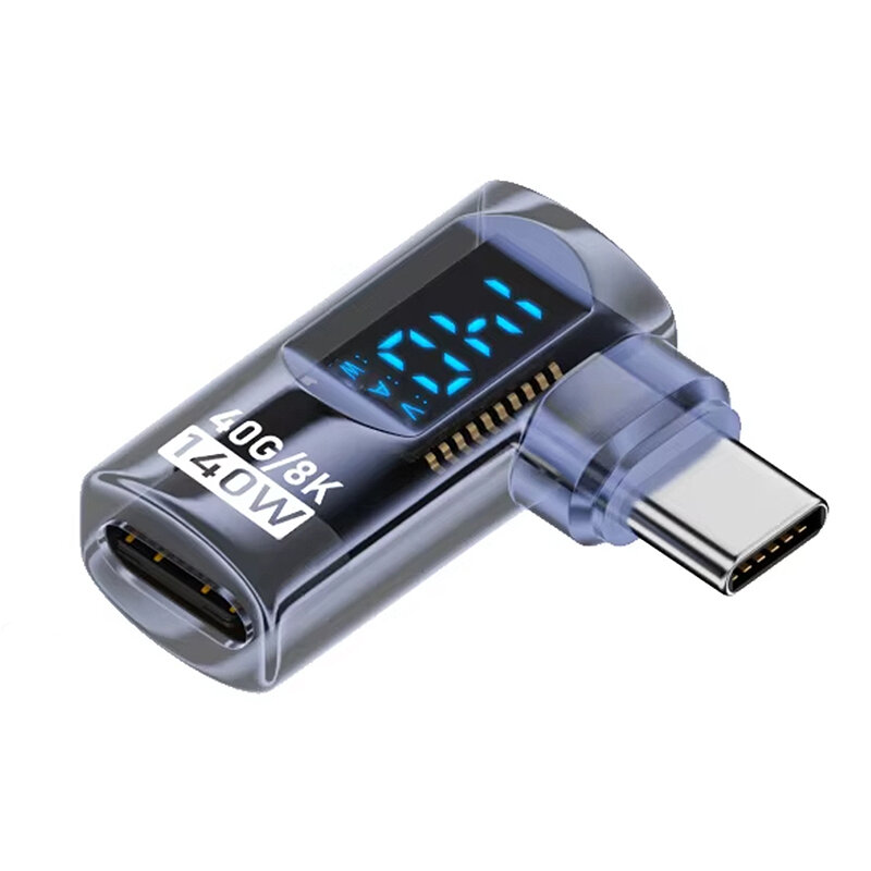 C Female to C Male(Bending-Blue)