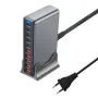 [GaN Tech] Bakeey YMX-695W 695W 10-Port USB PD Charger 5USB-A+5USB-C PD QC Fast Charging Desktop Charging Station EU Plug US Plug for iPhone 16 16 Pro 15 14 13 12 for Huawei Pura X for Xiaomi 15pro for Samusng Galaxy S25 Ultra
